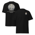 Black Rooted in Faith motivational shirt - spiritual foundation tee for personal development