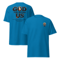 God Is With Us Christian T-Shirt inspired by Deuteronomy 31:6 – Faith Bible Verse Shirt for Men & Women who trust God’s presence