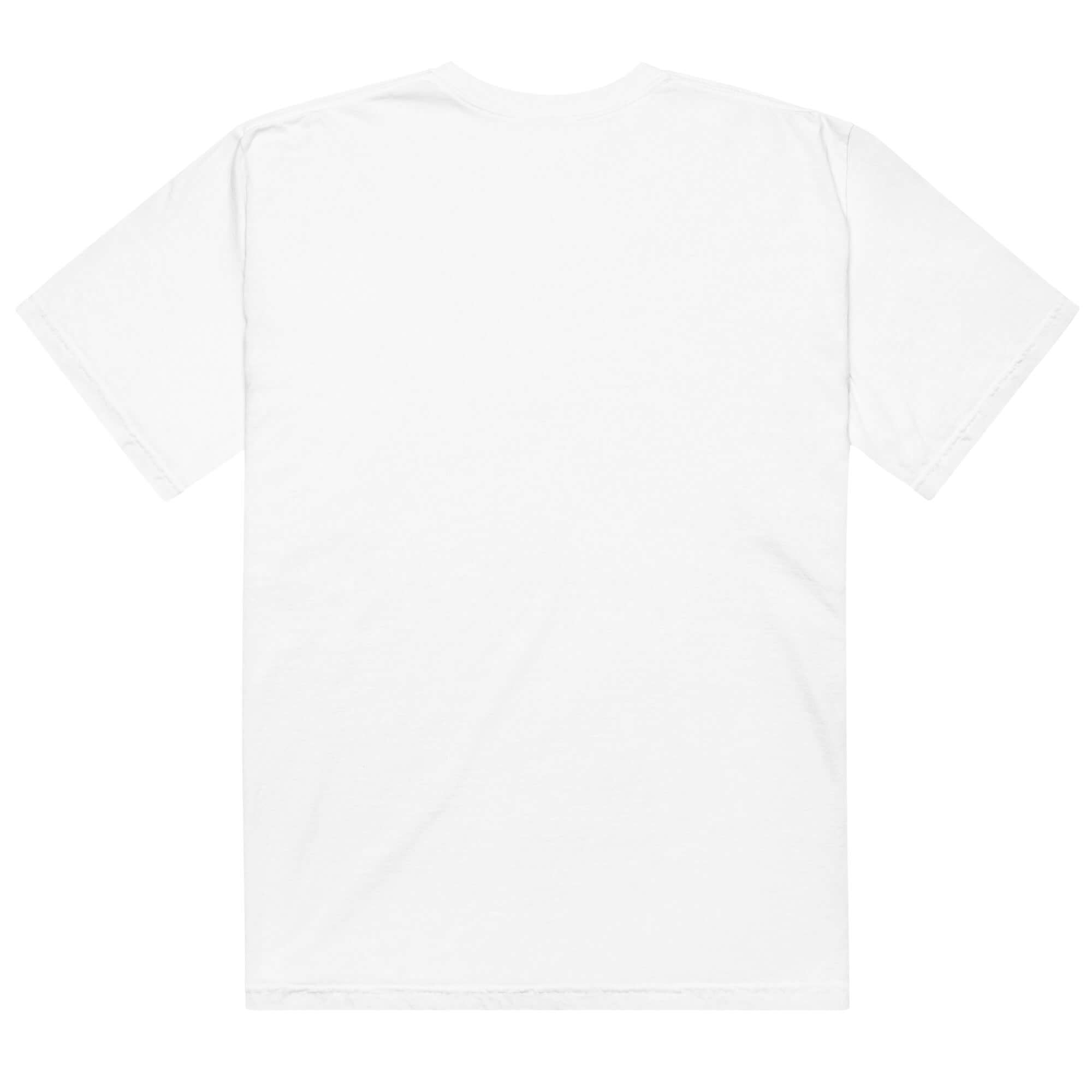 Plain white t-shirt on a white background