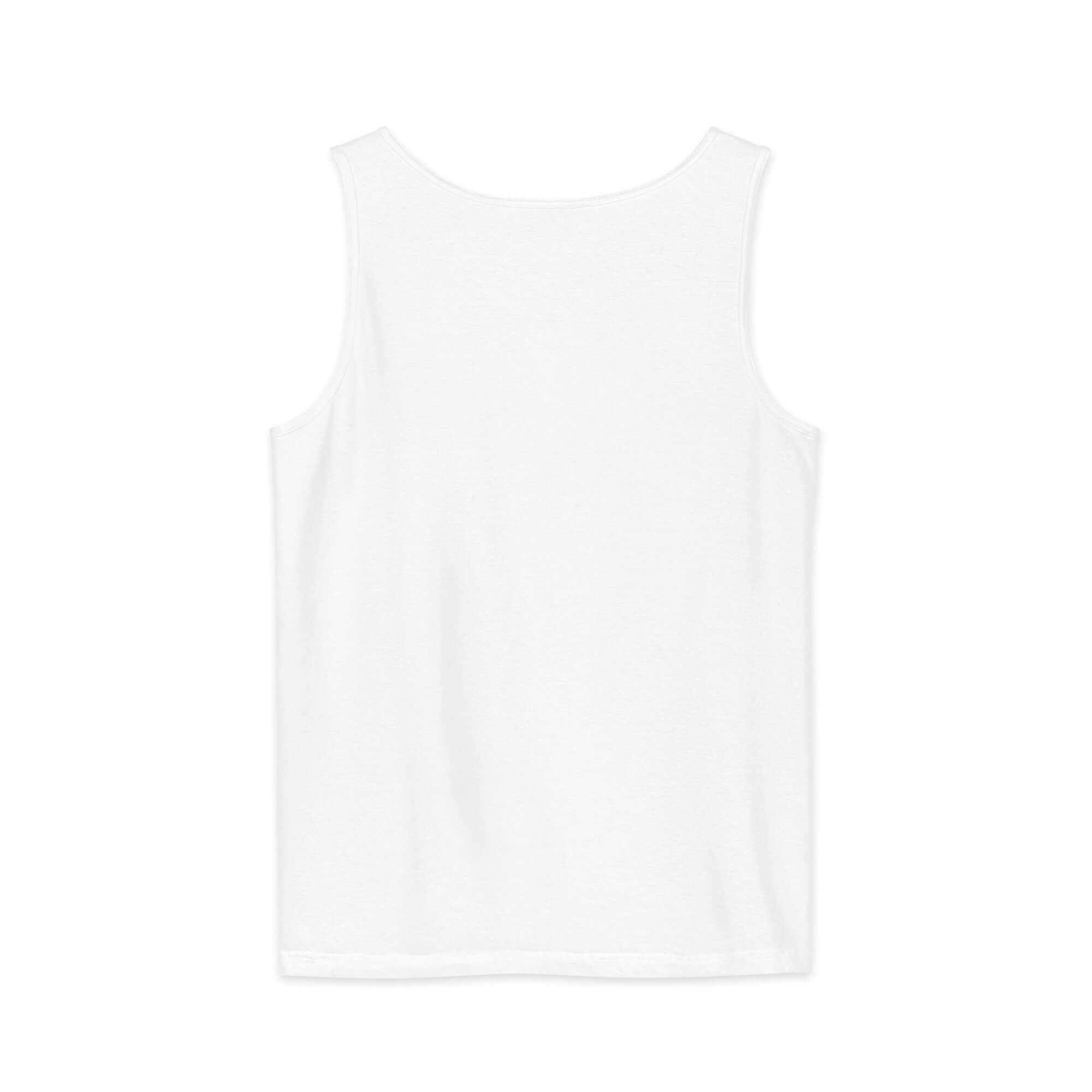 White tank top on a white background