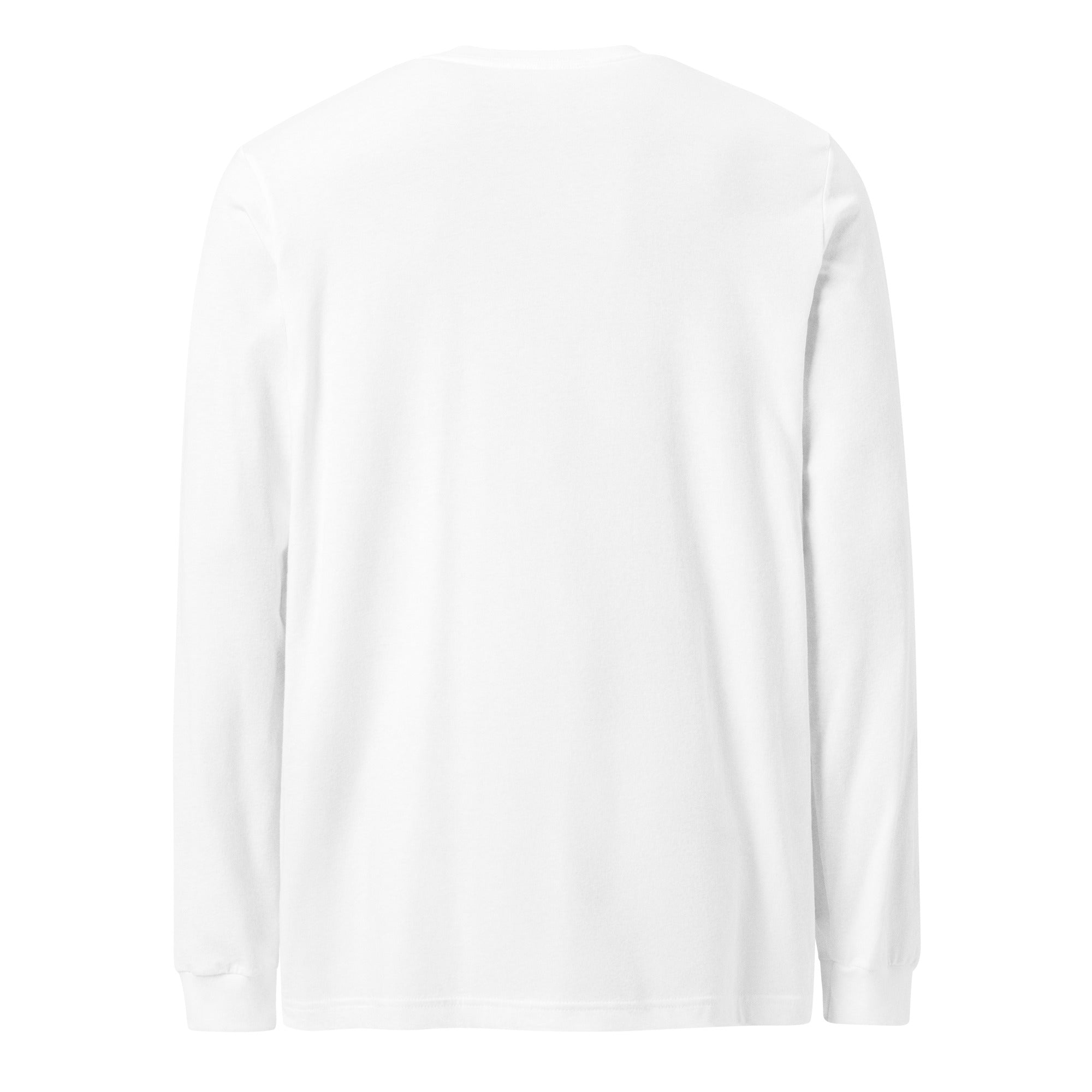 White long-sleeve shirt on a white background