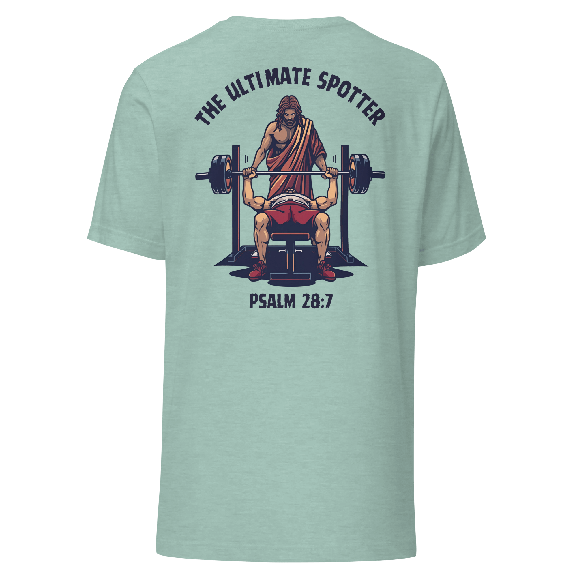 Ultimate Spotter Shirt – Men’s Christian Workout Tee with faith-inspired design for strength and confidence