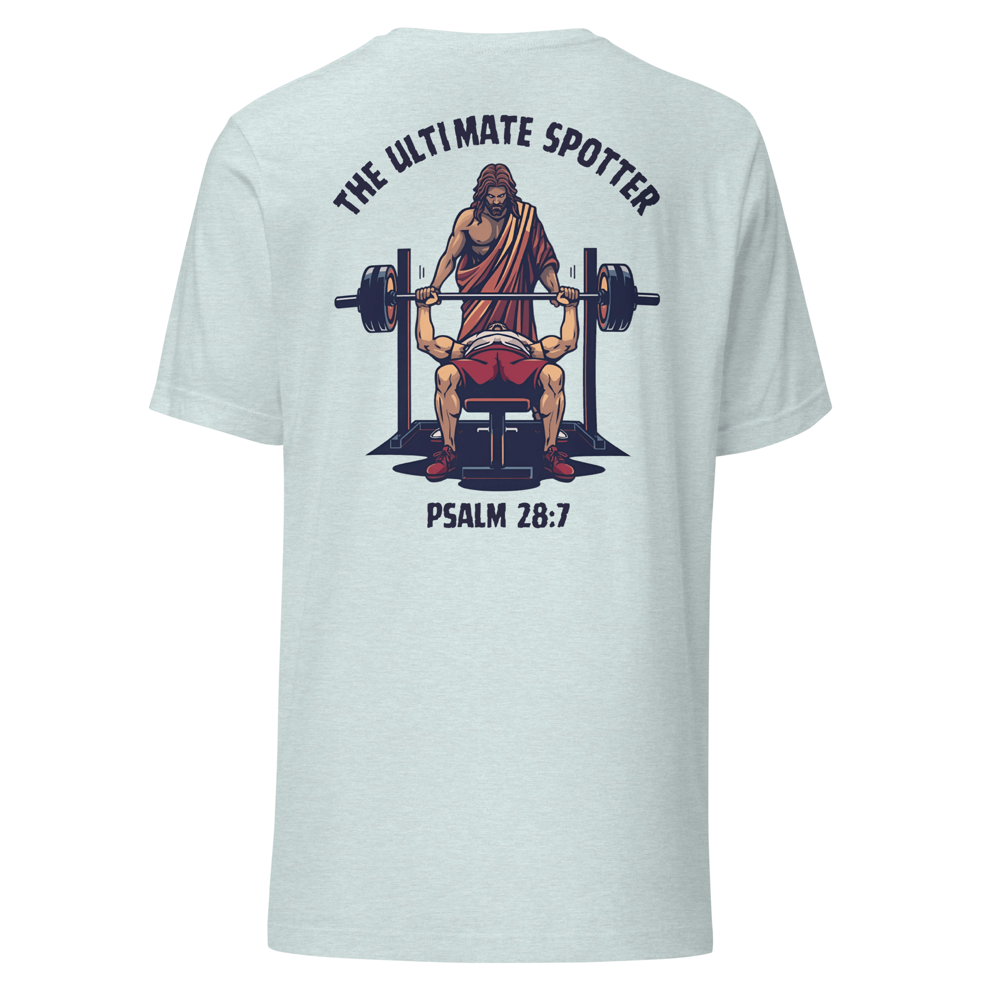 Ultimate Spotter Shirt – Men’s Christian Workout Tee with faith-inspired design for strength and confidence