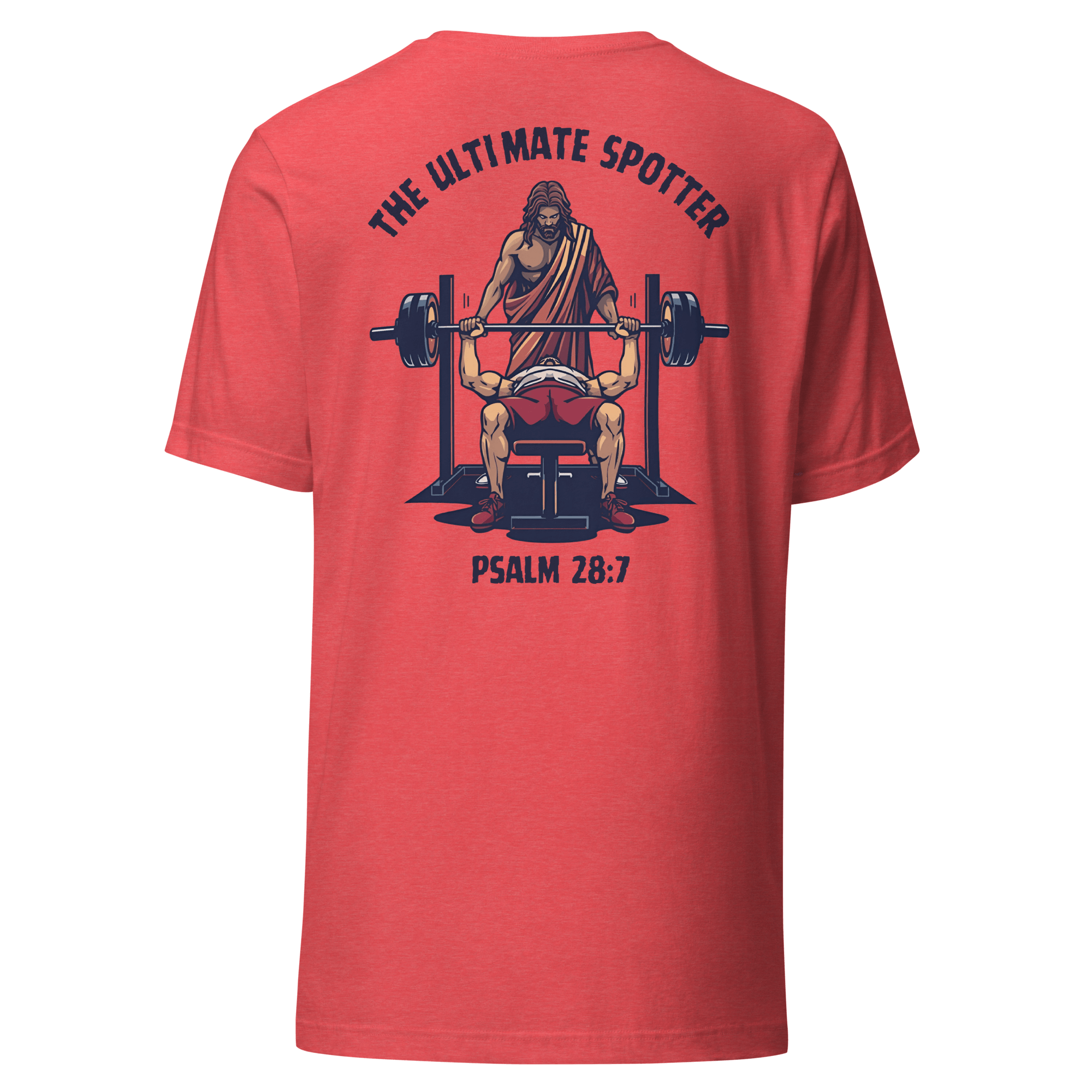 Ultimate Spotter Shirt – Men’s Christian Workout Tee with faith-inspired design for strength and confidence