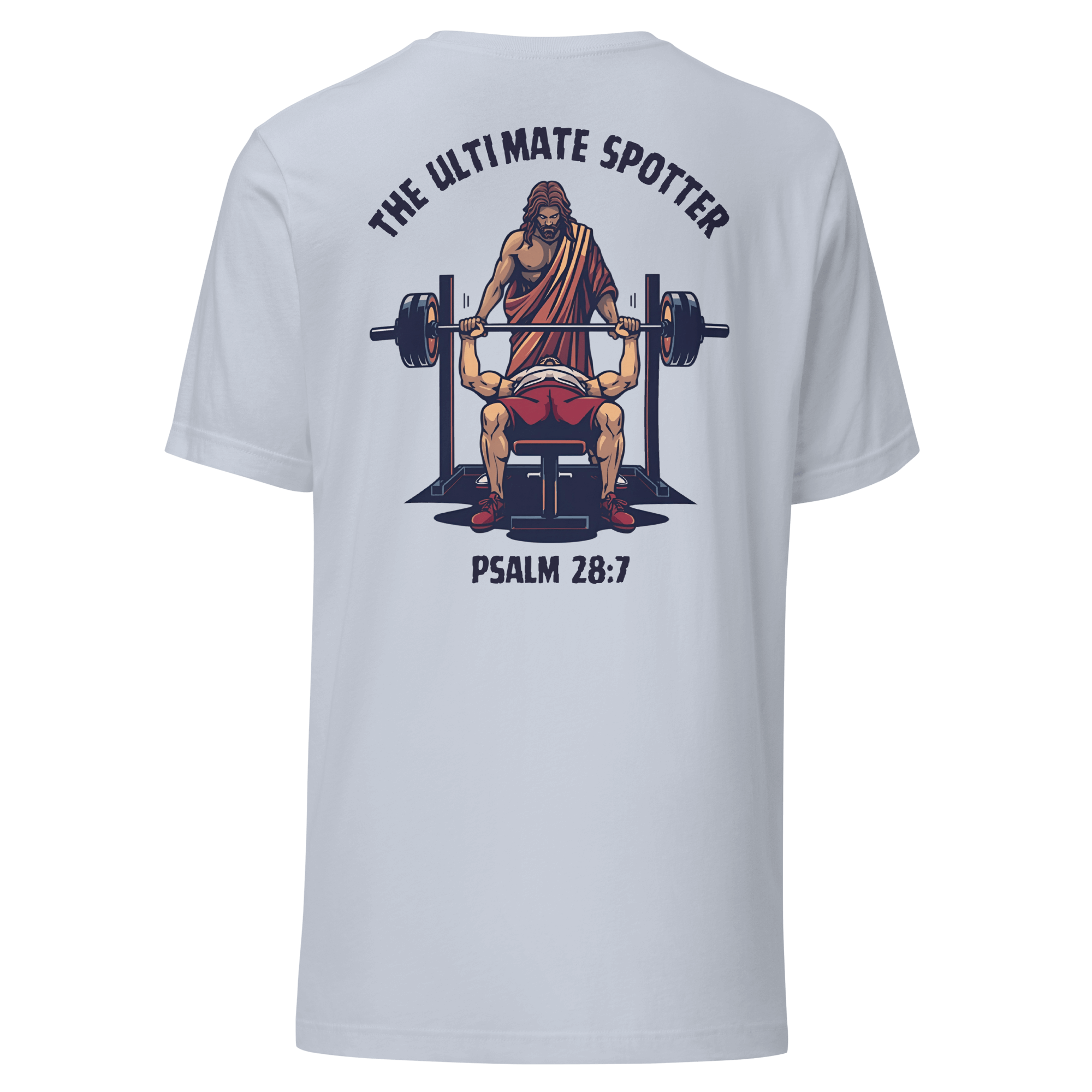 Ultimate Spotter Shirt – Men’s Christian Workout Tee with faith-inspired design for strength and confidence