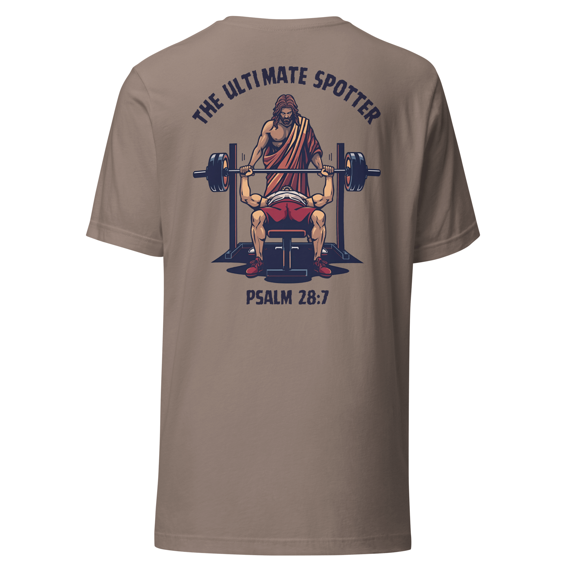 Ultimate Spotter Shirt – Men’s Christian Workout Tee with faith-inspired design for strength and confidence