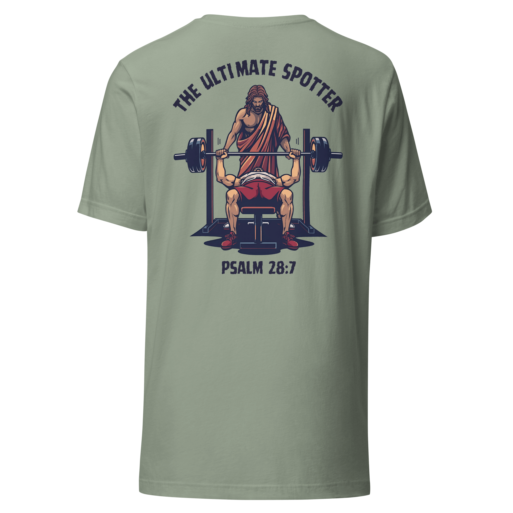 Ultimate Spotter Shirt – Men’s Christian Workout Tee with faith-inspired design for strength and confidence