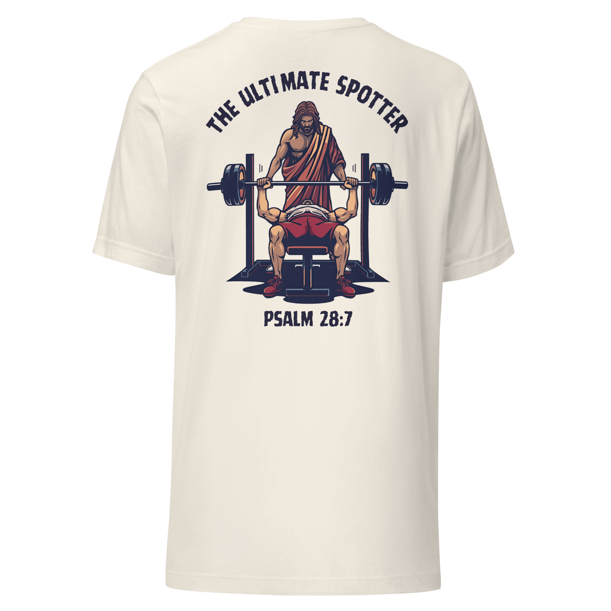 Ultimate Spotter Shirt – Men’s Christian Workout Tee with faith-inspired design for strength and confidence